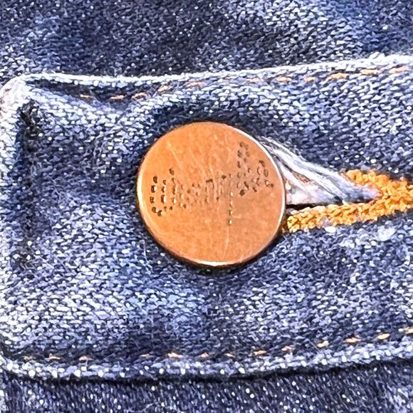 Wrangler 46x32 Blue Cotton Straight Leg Jeans 13MWZ - Picture 3 of 7